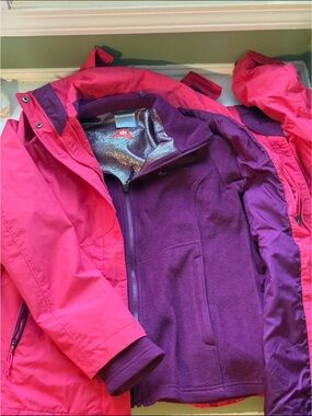 Columbia Pink & Purple Women's Ski Jacket